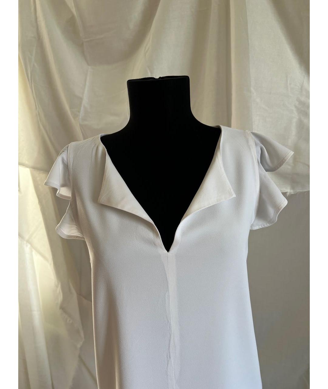 PINKO Белая ацетатная блузы, фото 3