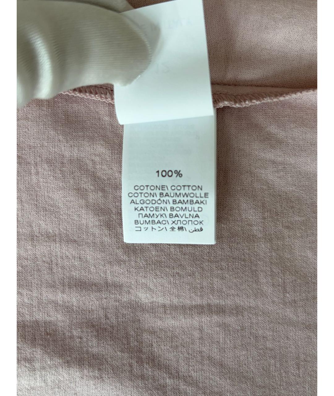 BRUNELLO CUCINELLI Розовая хлопковая рубашка/блузка, фото 7