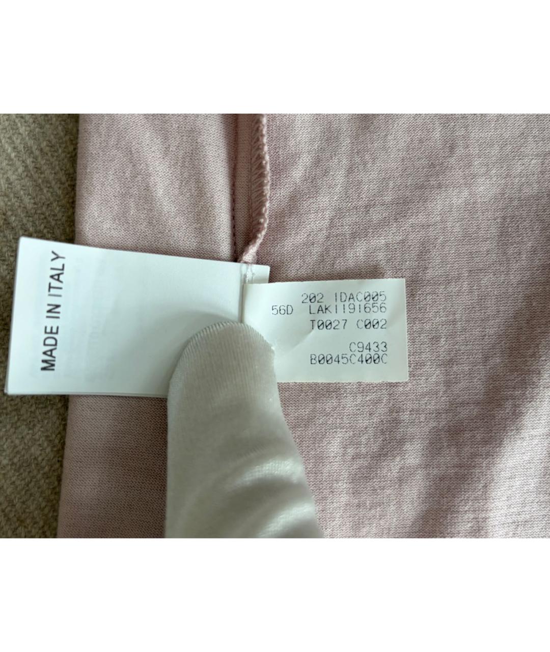 BRUNELLO CUCINELLI Розовая хлопковая рубашка/блузка, фото 8