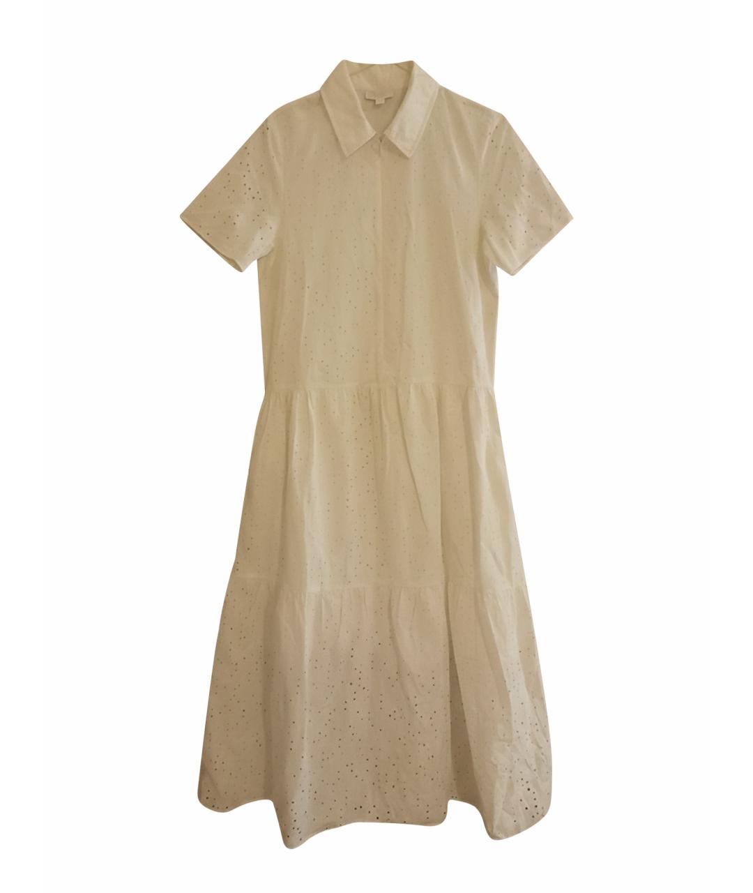 COS Белое хлопковое повседневное платье, фото 1