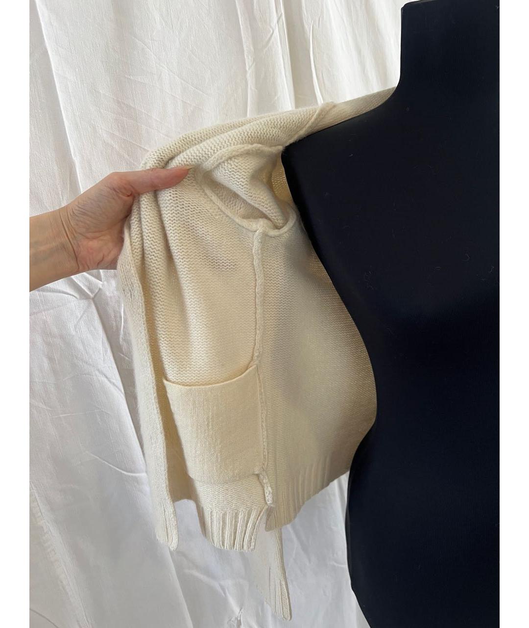 ARMANI JEANS Бежевый шерстяной джемпер / свитер, фото 8