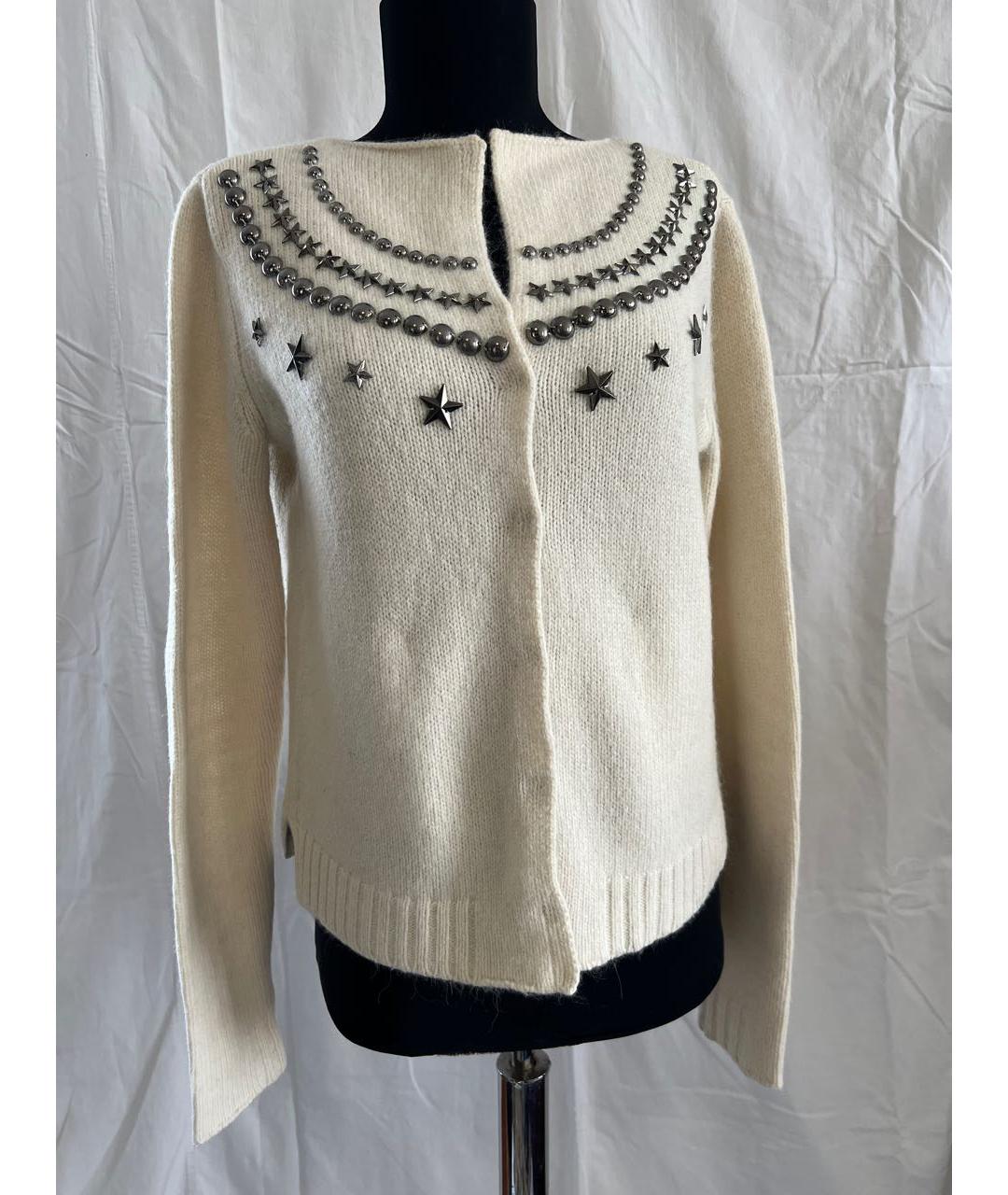 ARMANI JEANS Бежевый шерстяной джемпер / свитер, фото 9