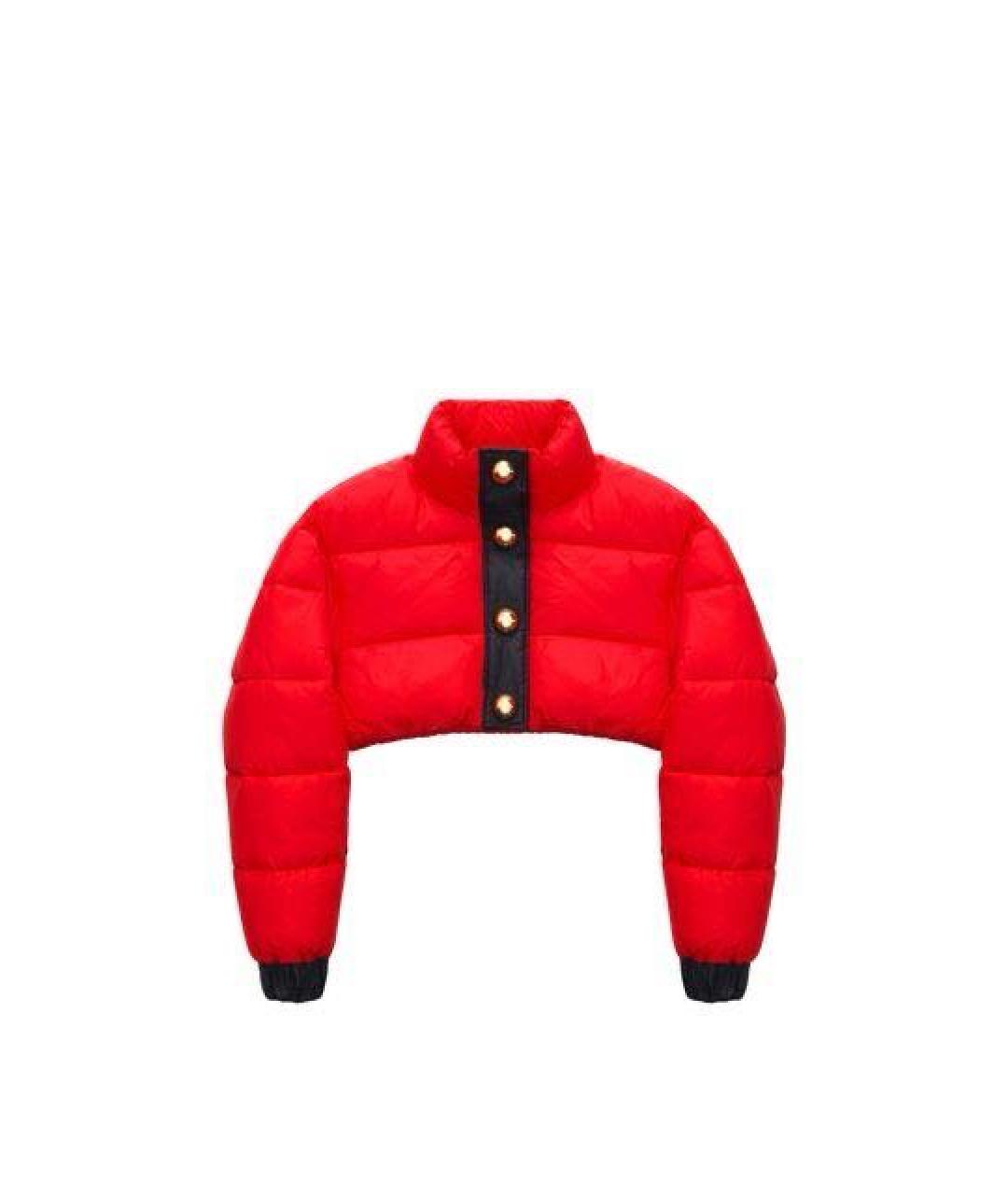 MOSCHINO Красная полиэстеровая куртка, фото 9