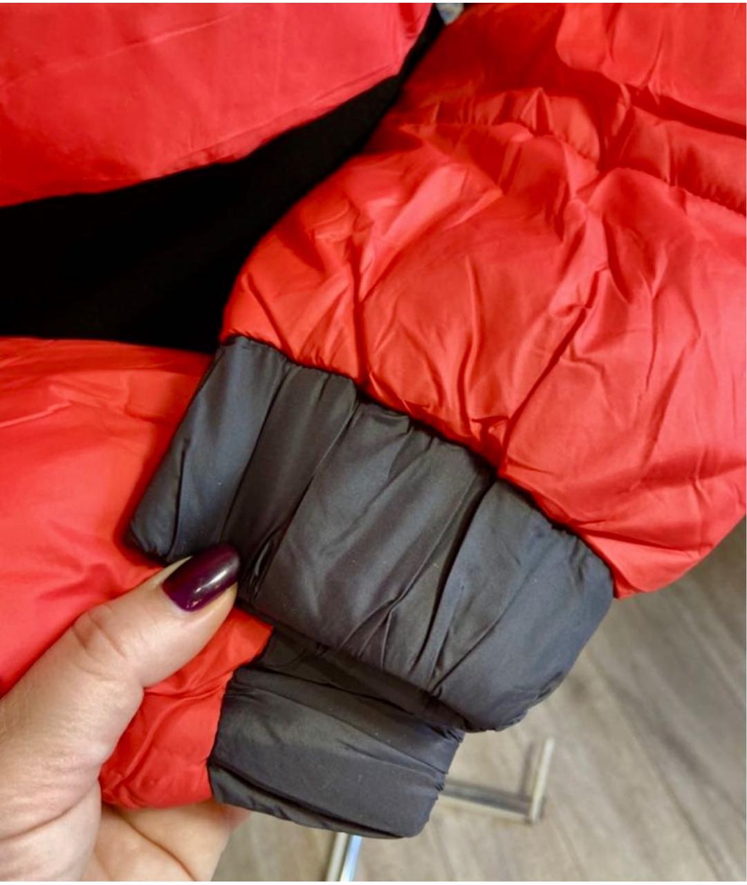 MOSCHINO Красная полиэстеровая куртка, фото 6