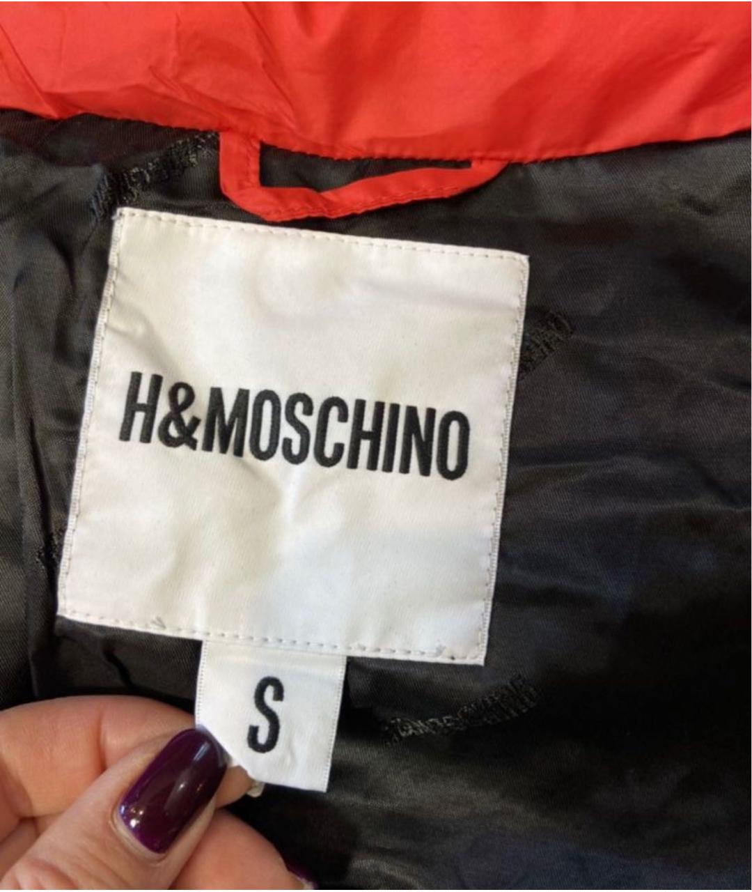 MOSCHINO Красная полиэстеровая куртка, фото 7