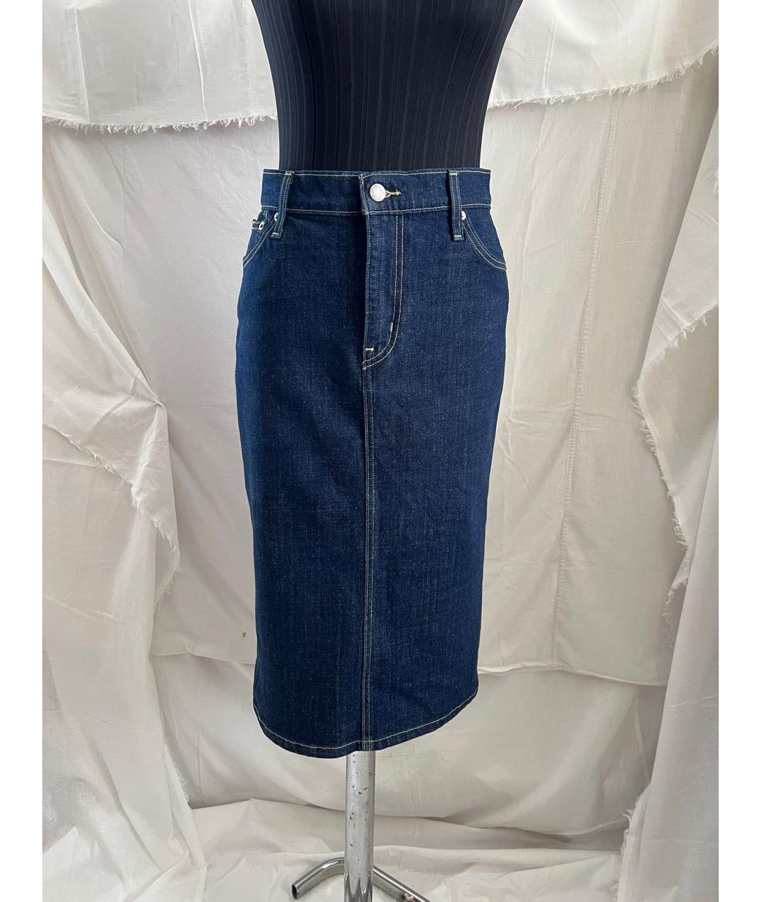 LEVI'S Темно-синий хлопко-эластановый джемпер / свитер, фото 9