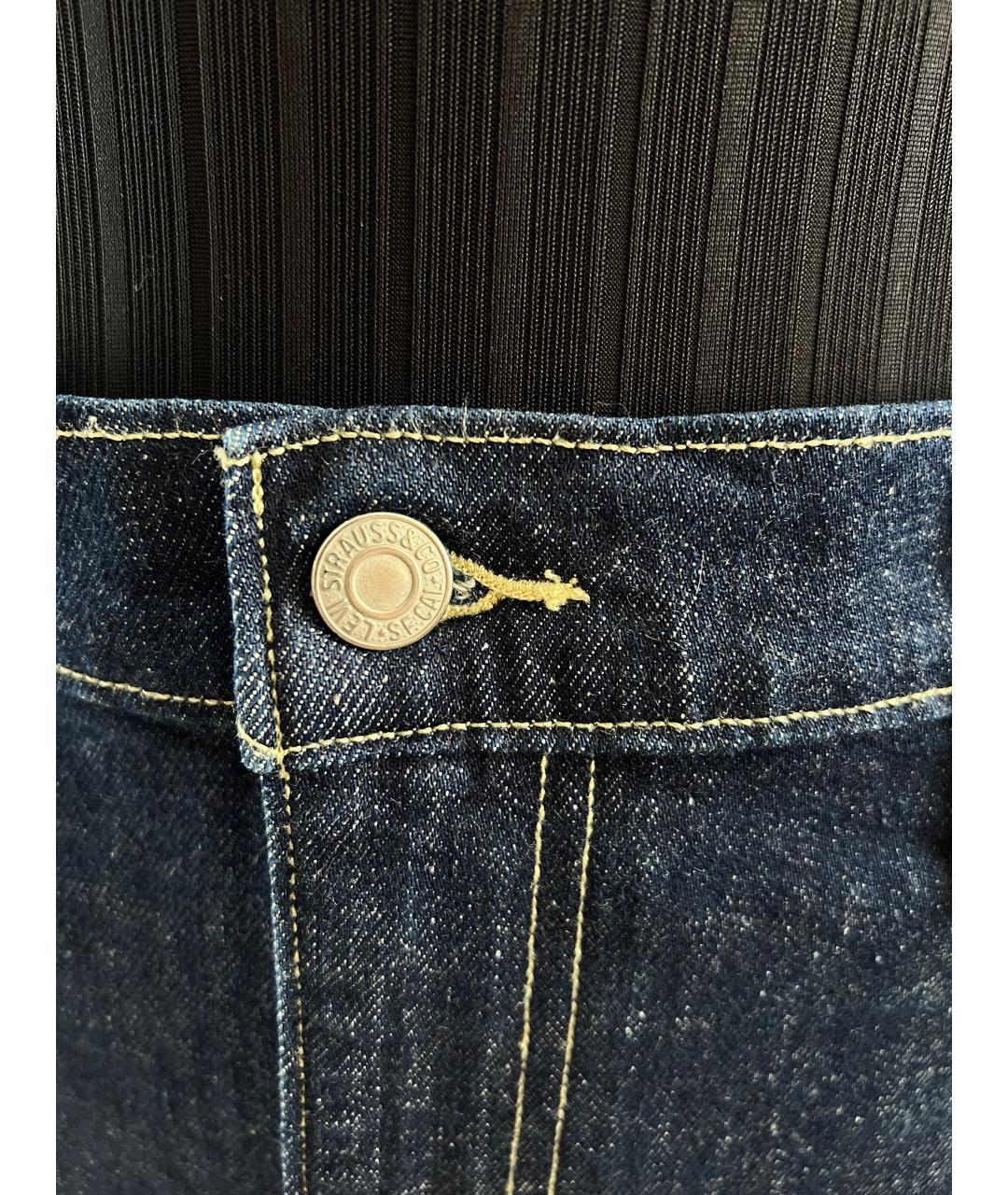 LEVI'S Темно-синий хлопко-эластановый джемпер / свитер, фото 4