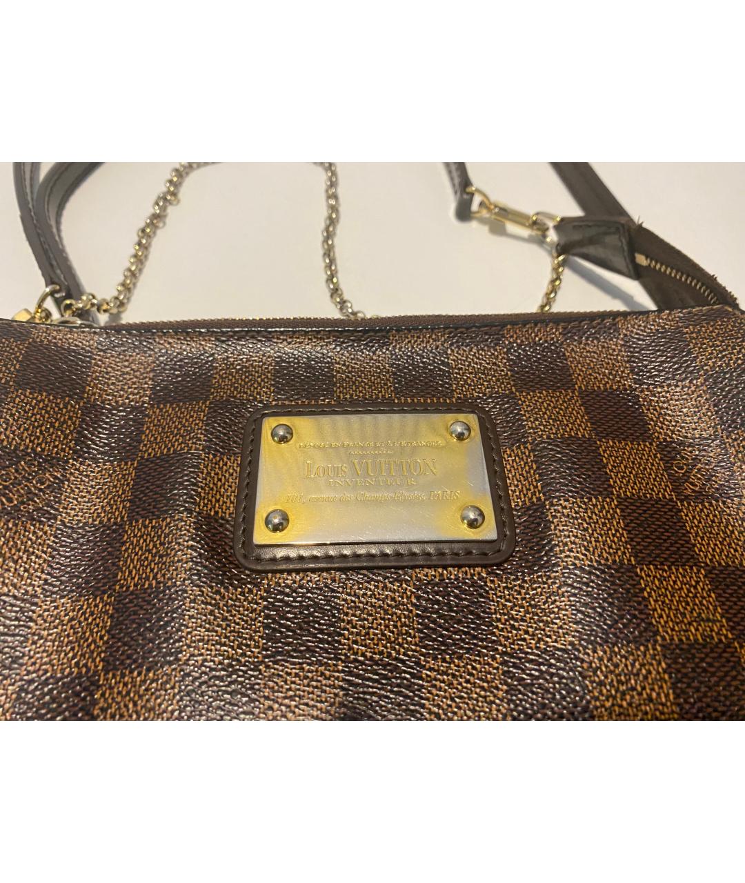 LOUIS VUITTON Коричневая сумка через плечо, фото 3