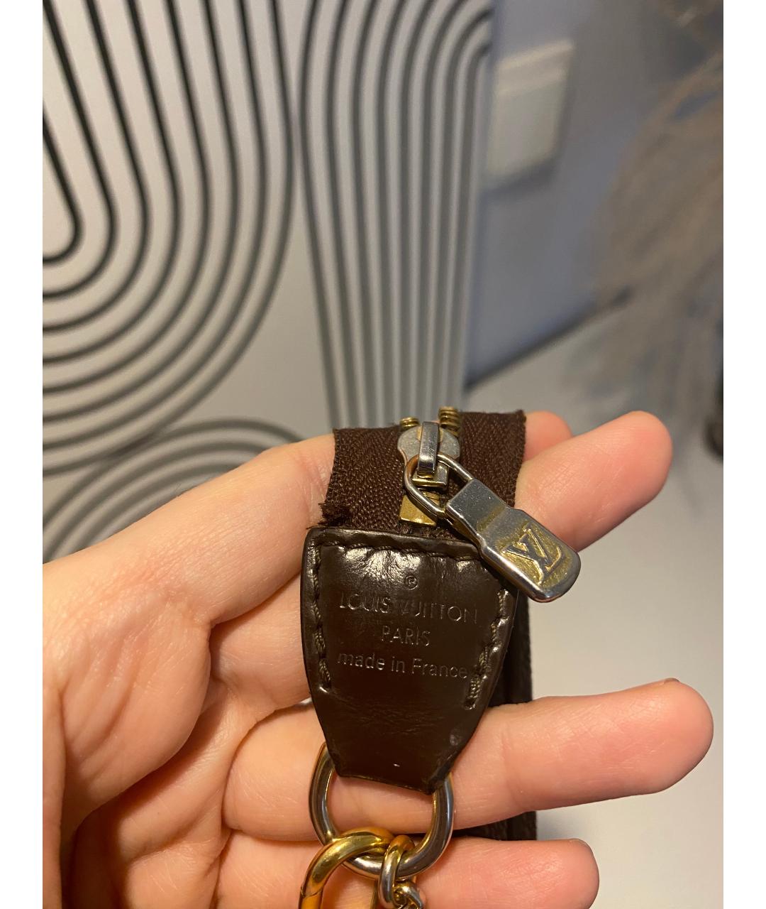 LOUIS VUITTON Коричневая сумка через плечо, фото 5