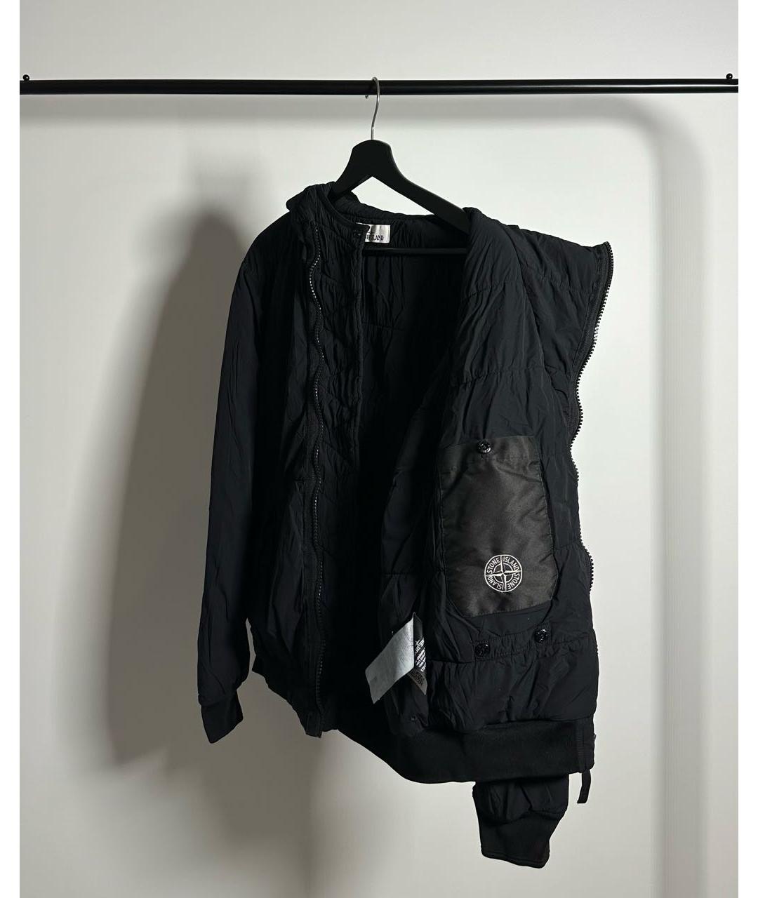 STONE ISLAND Черная куртка, фото 5