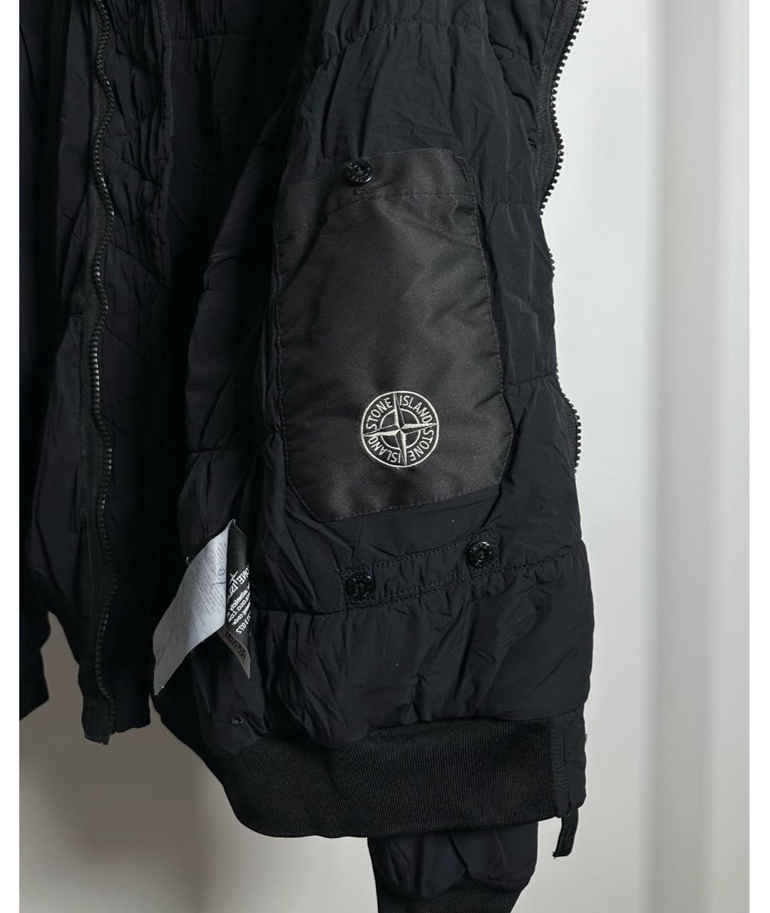 STONE ISLAND Черная куртка, фото 6