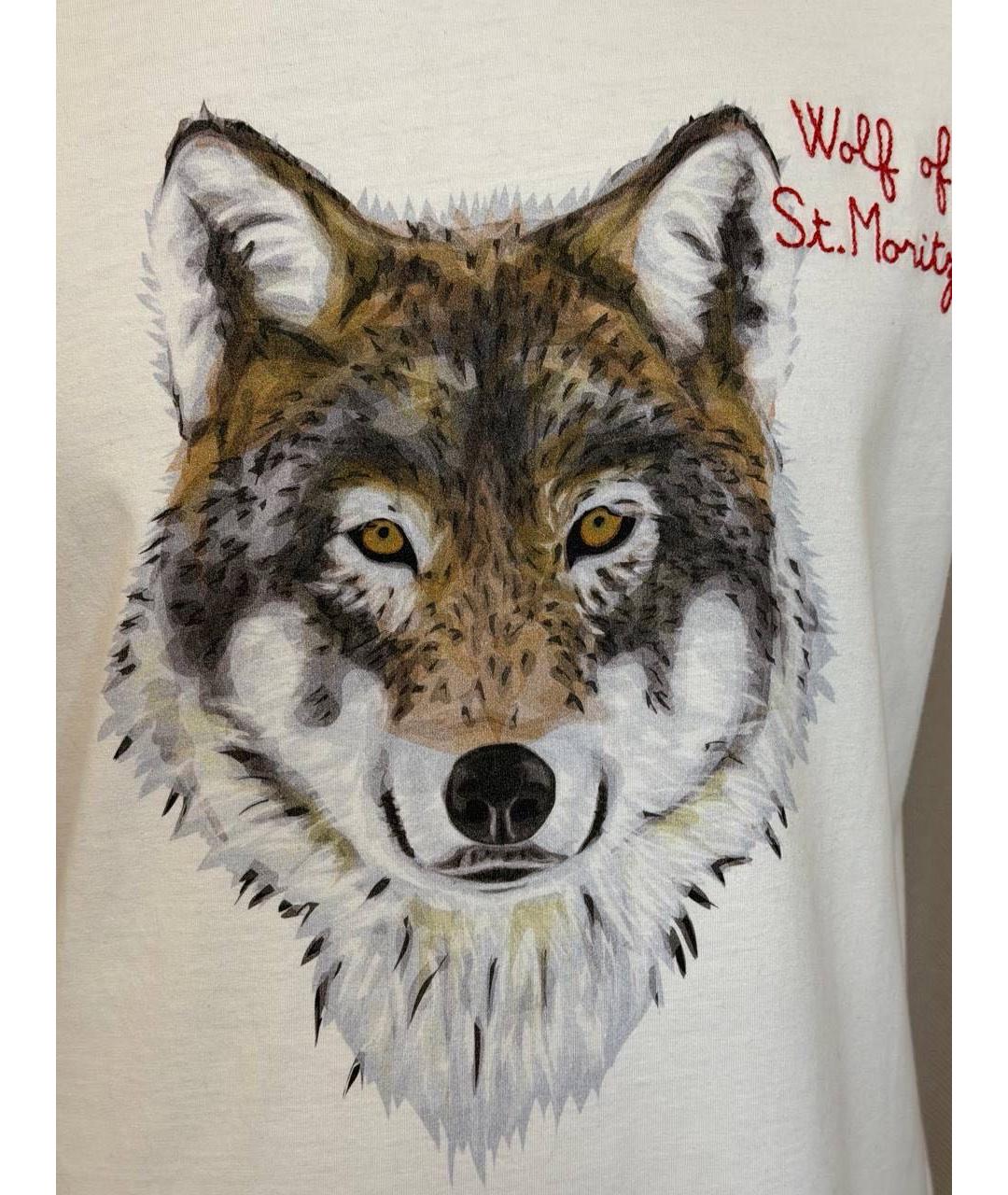 St. Barth Бежевая хлопковая футболка, фото 3