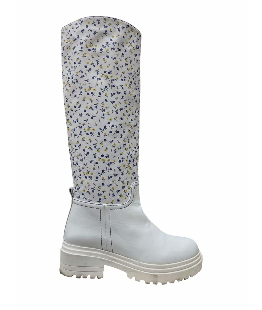 The coat Белые кожаные сапоги, фото 1