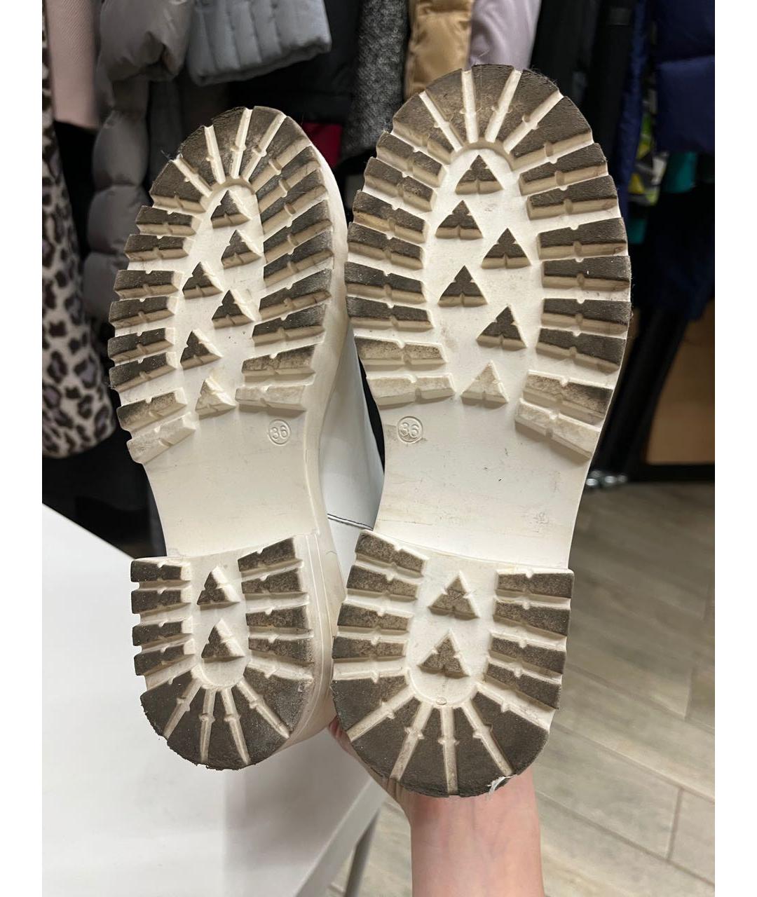 The coat Белые кожаные сапоги, фото 2