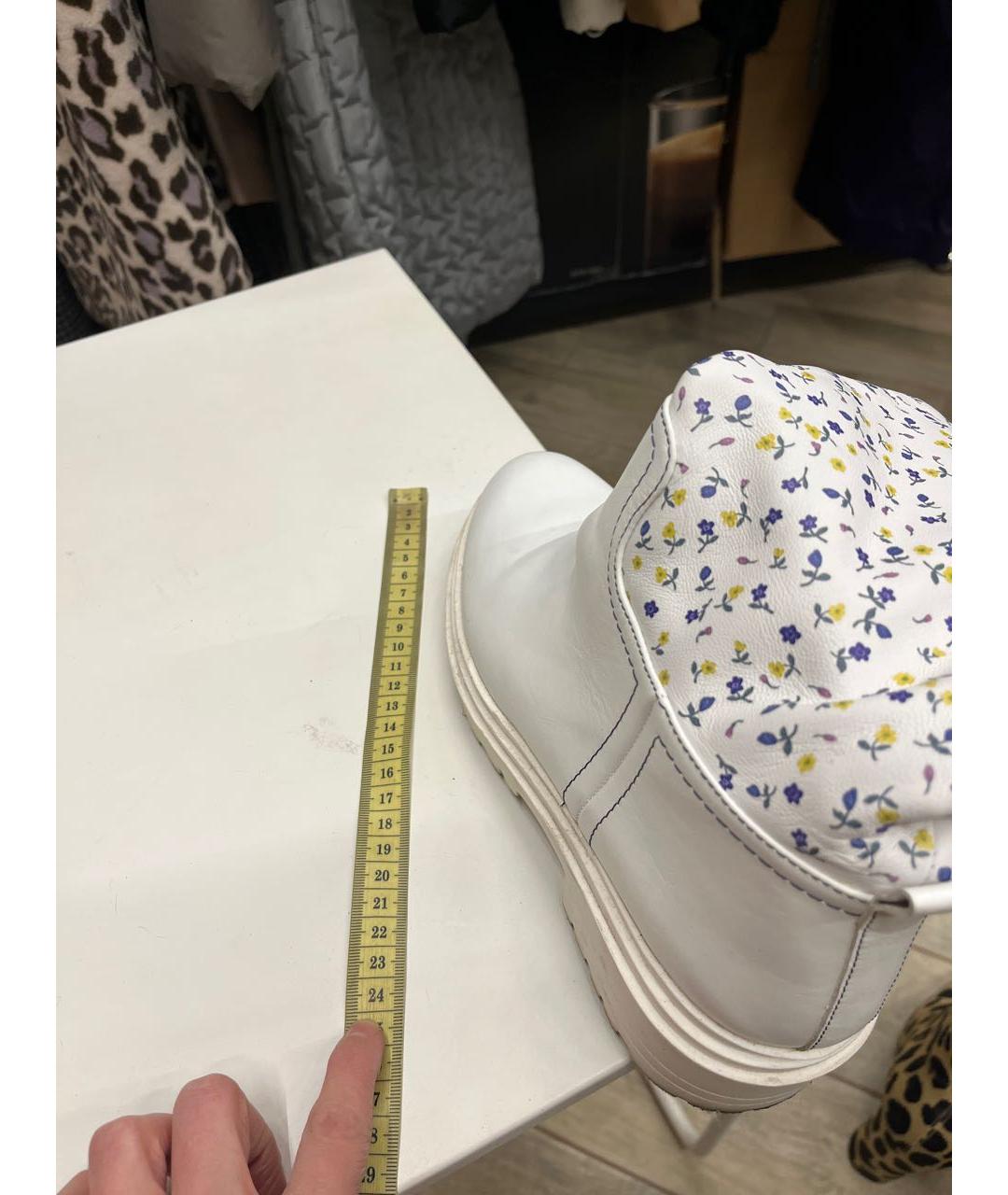 The coat Белые кожаные сапоги, фото 6