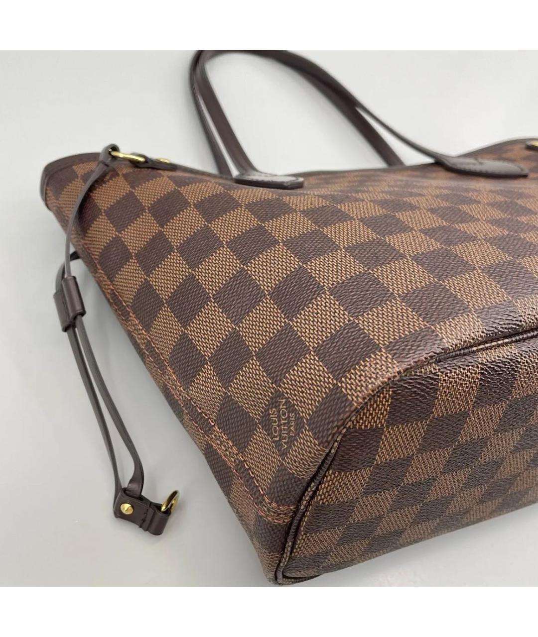 LOUIS VUITTON Коричневая сумка тоут, фото 6