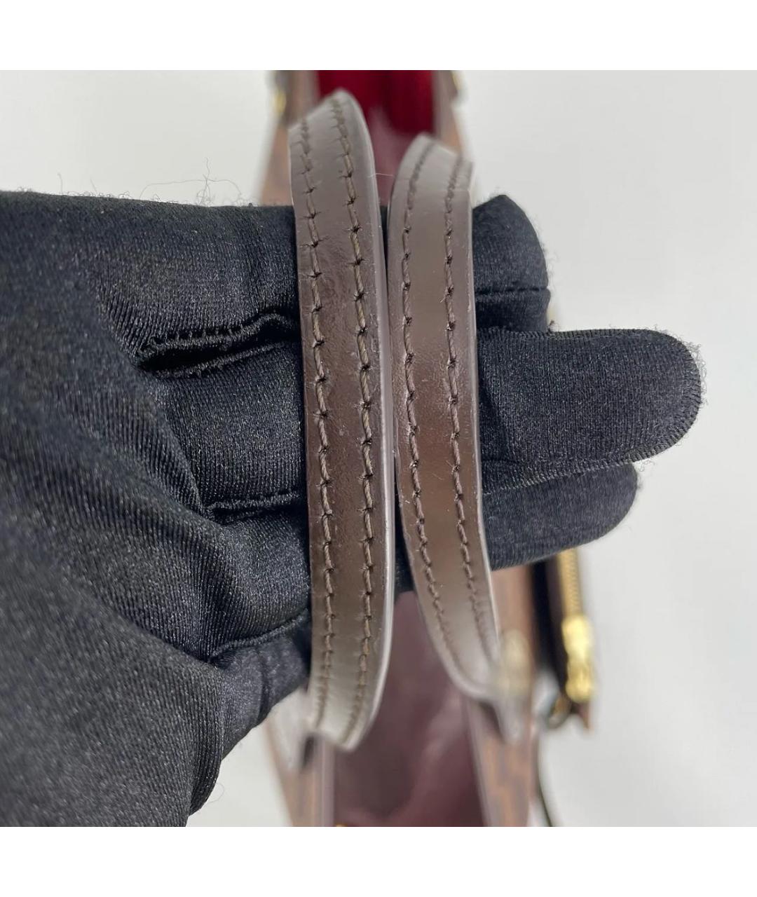 LOUIS VUITTON Коричневая сумка тоут, фото 7