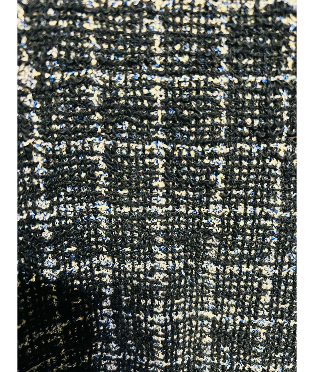 CHANEL Голубой кожаный жакет/пиджак, фото 7