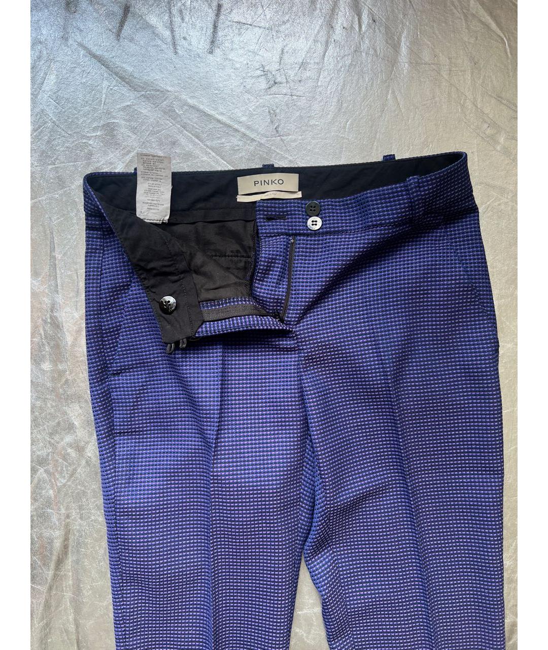 PINKO Мульти шерстяные брюки узкие, фото 4