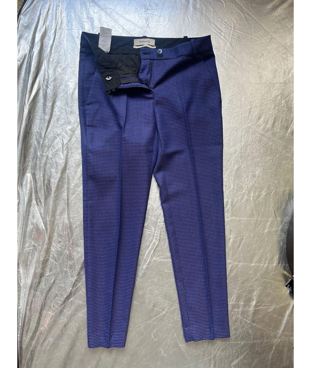 PINKO Мульти шерстяные брюки узкие, фото 8