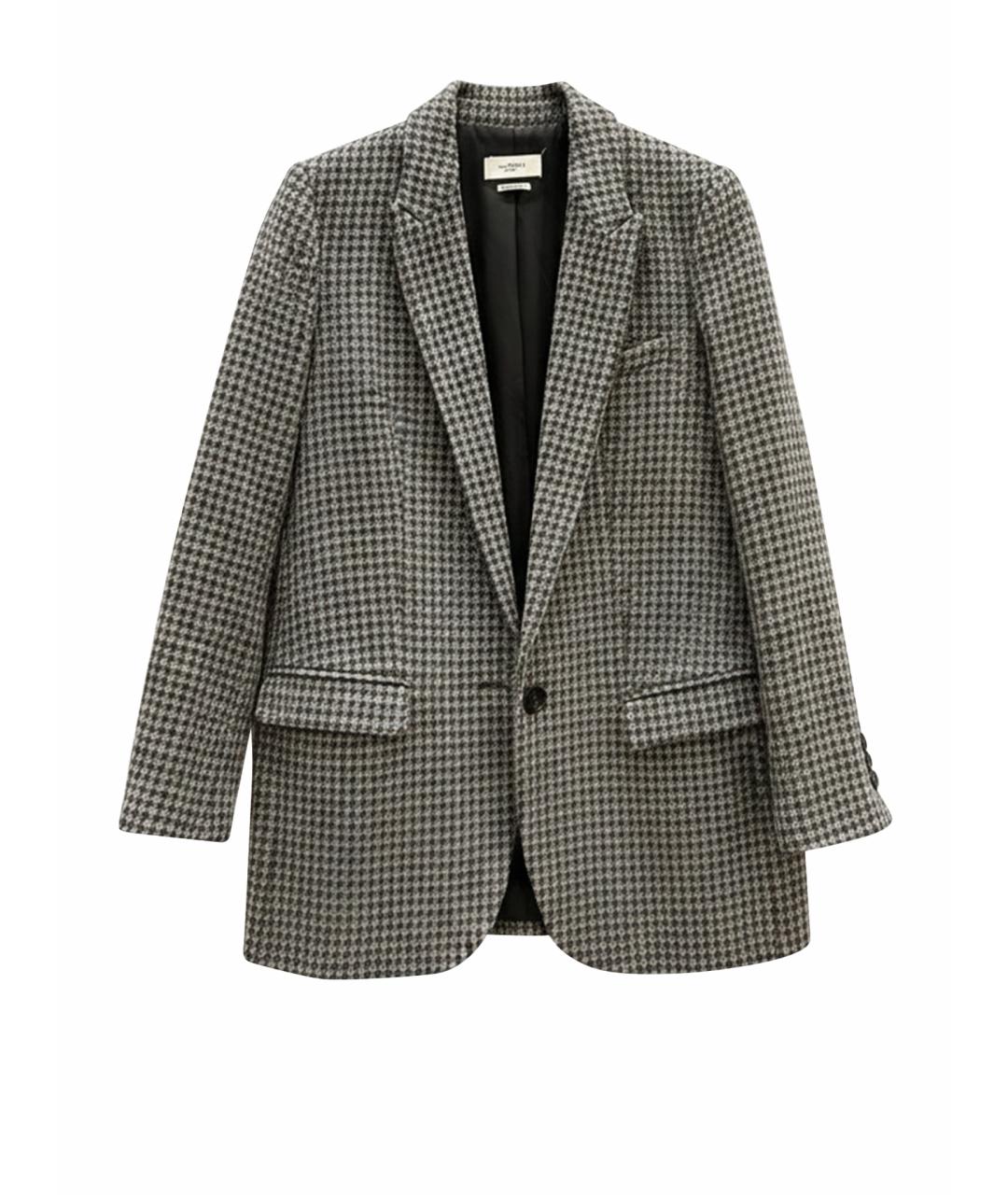 ISABEL MARANT ETOILE Серый шелковый жакет/пиджак, фото 1