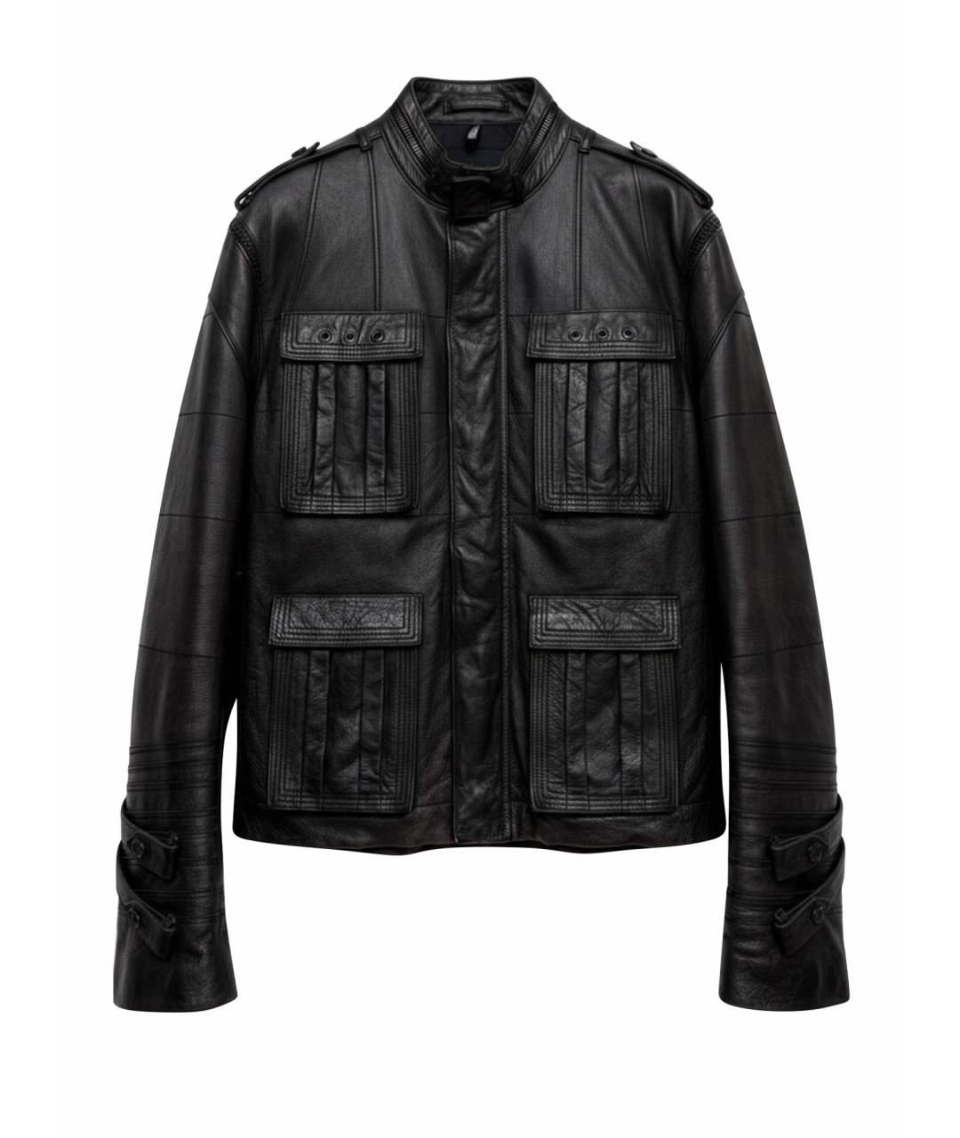 CHRISTIAN DIOR Черная кожаная куртка, фото 7