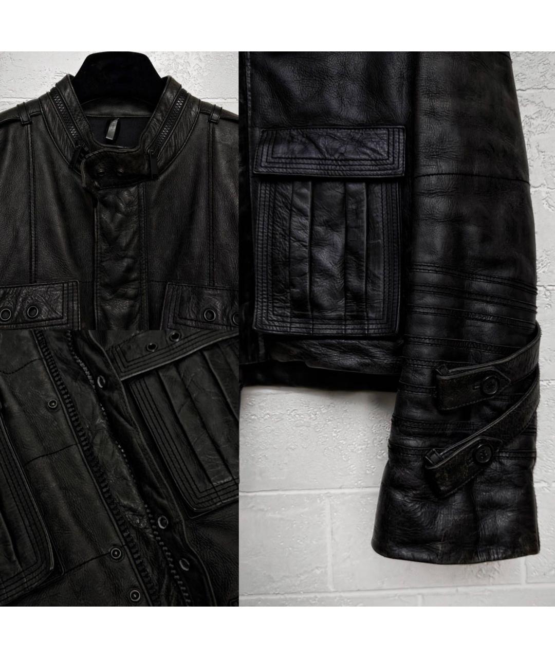 CHRISTIAN DIOR Черная кожаная куртка, фото 5