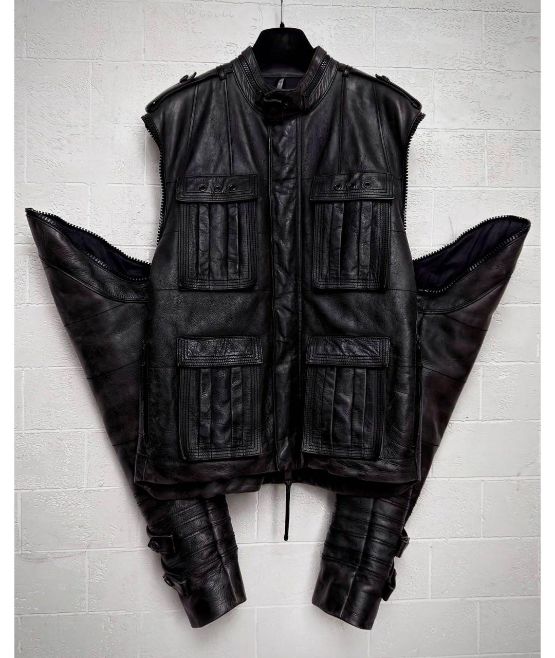 CHRISTIAN DIOR Черная кожаная куртка, фото 4