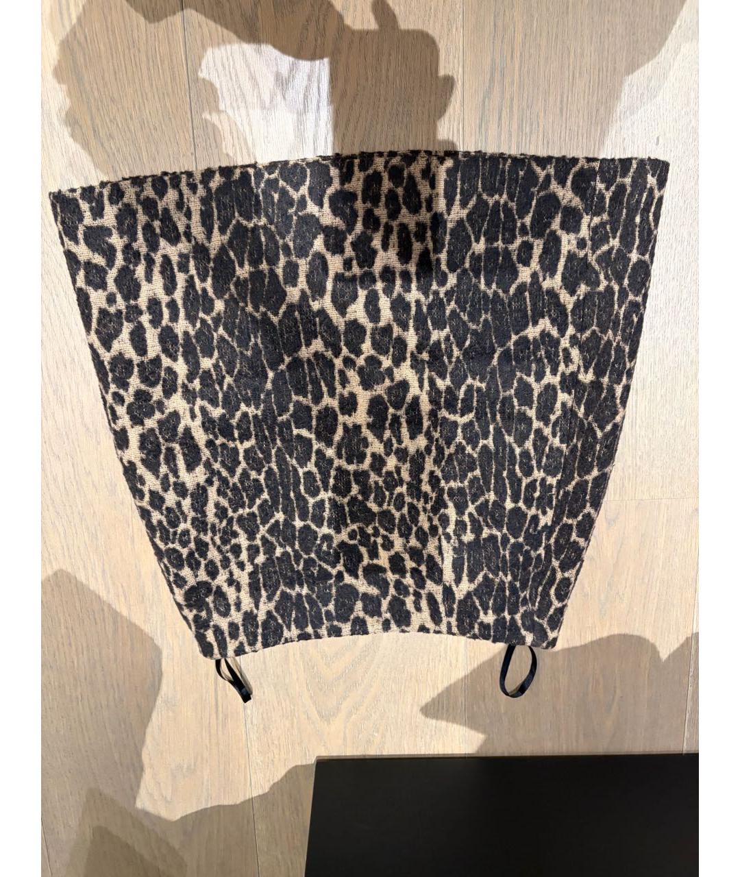 12 STOREEZ Коричневый шерстяной костюм с юбками, фото 2