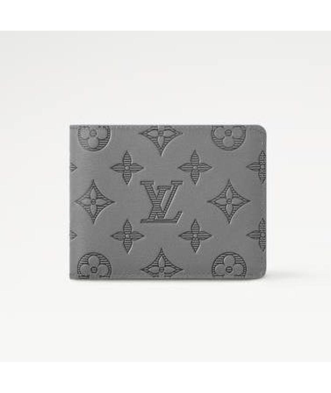 LOUIS VUITTON Серый кошелек, фото 8