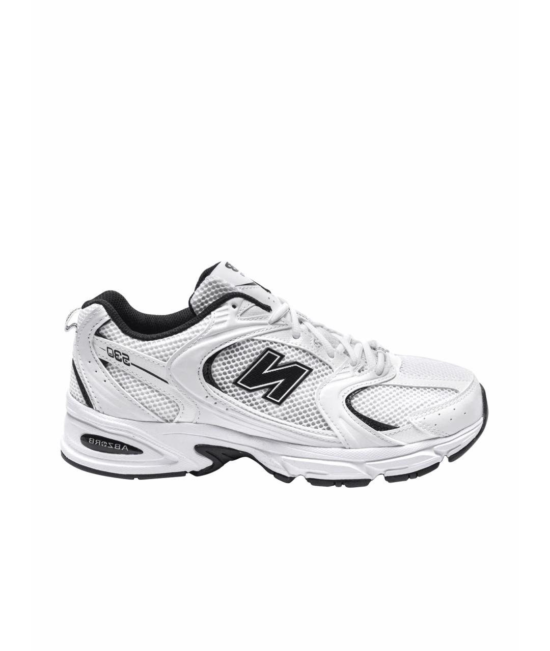 NEW BALANCE Белые текстильные низкие кроссовки / кеды, фото 1