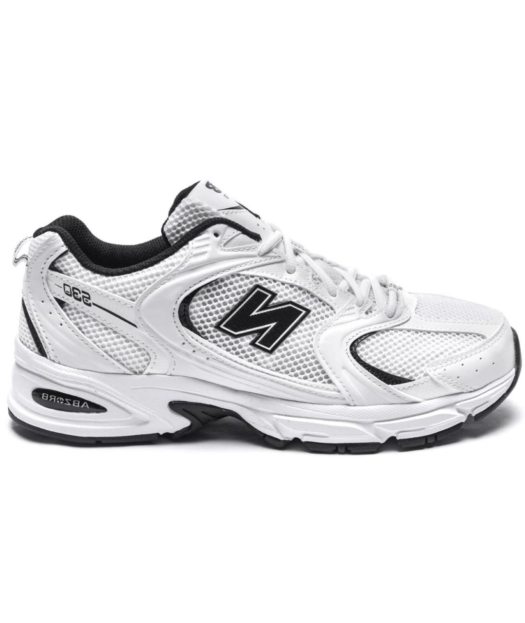 NEW BALANCE Белые текстильные низкие кроссовки / кеды, фото 9