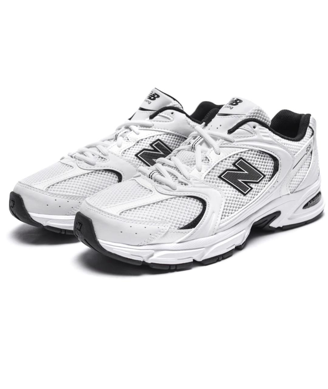 NEW BALANCE Белые текстильные низкие кроссовки / кеды, фото 4