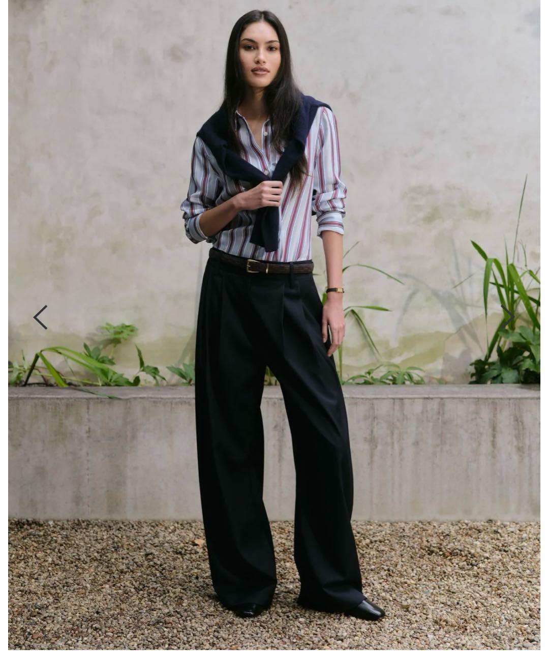 KITH Темно-синие шерстяные брюки широкие, фото 7