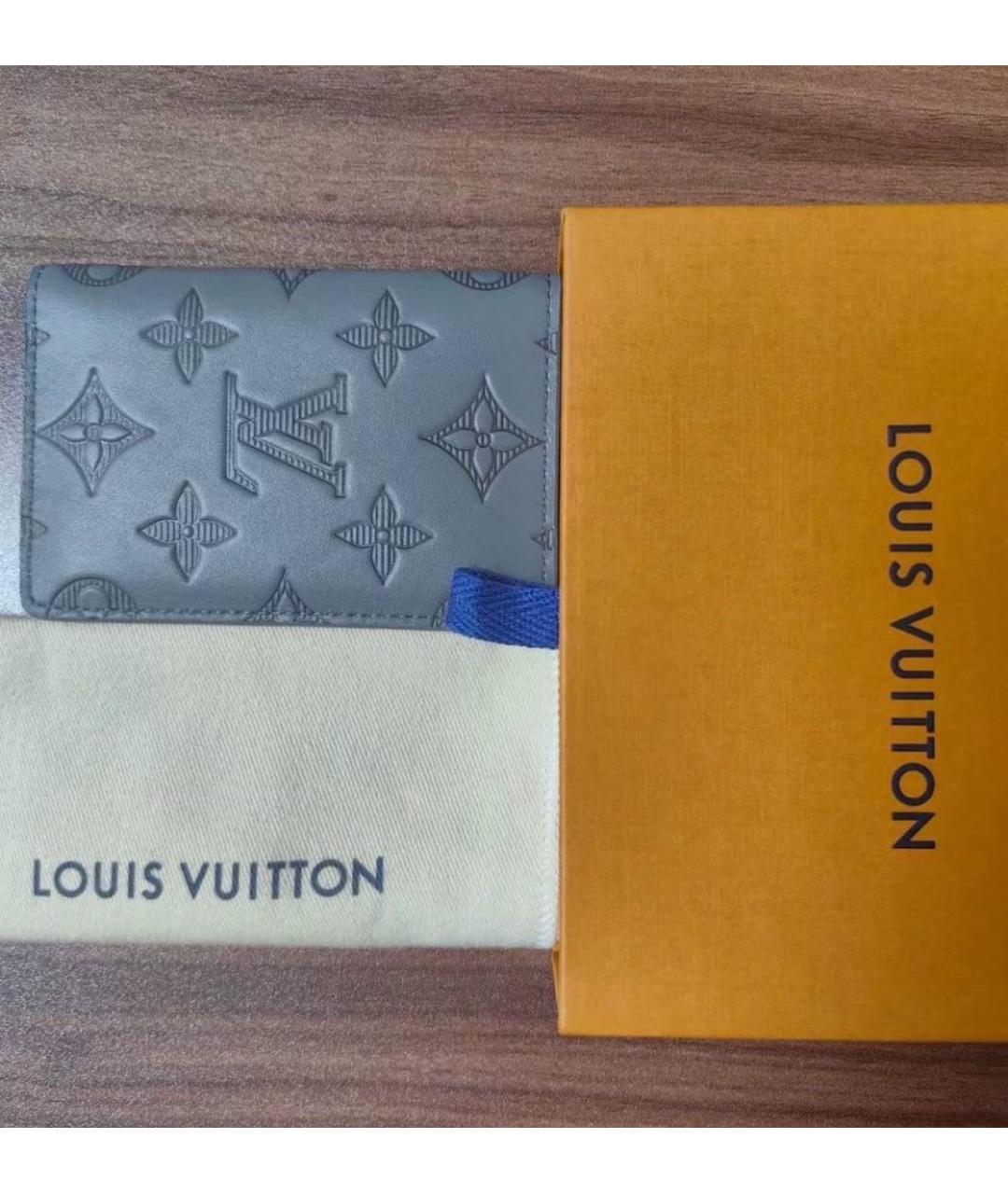LOUIS VUITTON Серый кардхолдер, фото 7