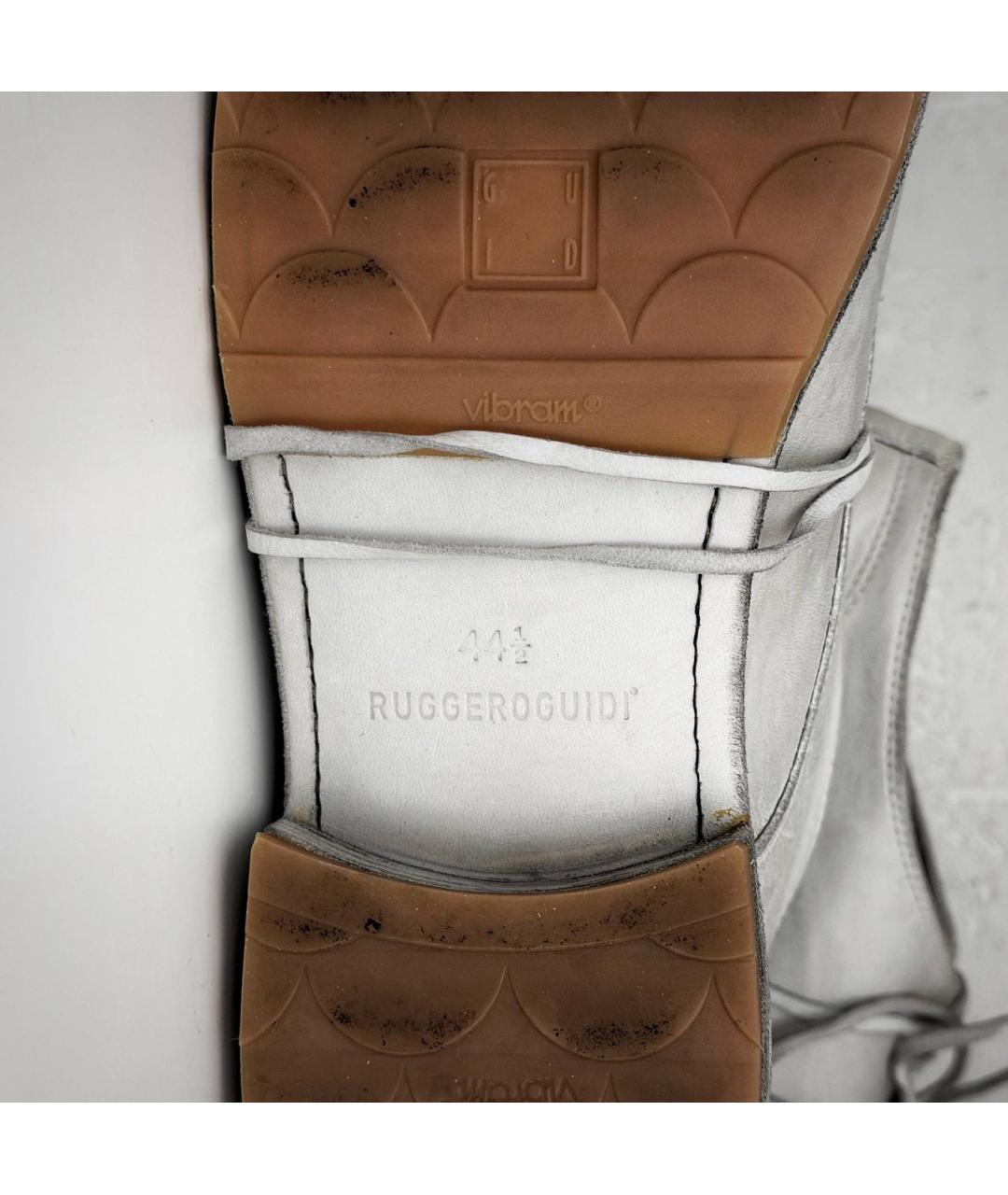 GUIDI Кожаные низкие ботинки, фото 7