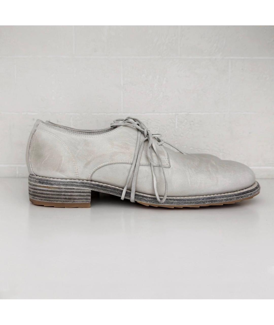 GUIDI Кожаные низкие ботинки, фото 8