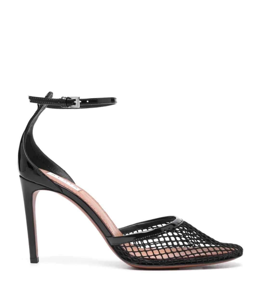 ALAIA Черные кожаные туфли, фото 1