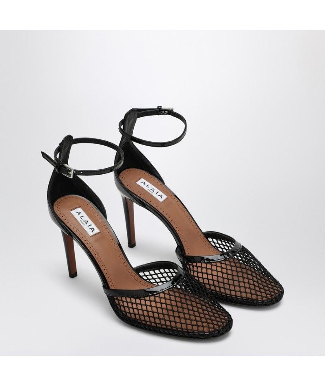 ALAIA Черные кожаные туфли, фото 4
