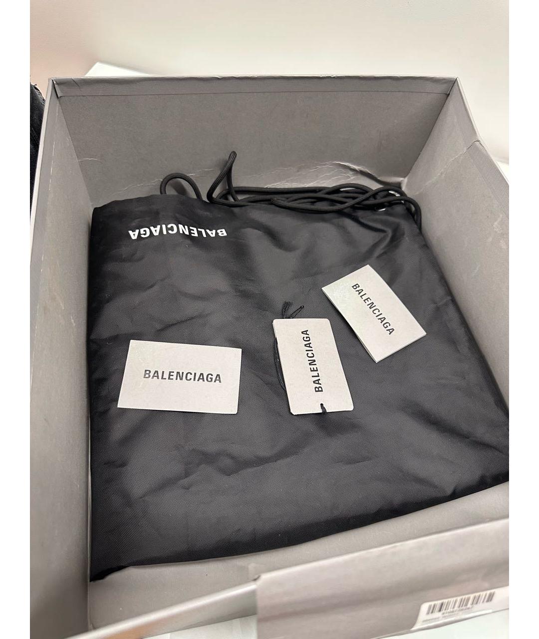 BALENCIAGA Черные высокие ботинки, фото 7