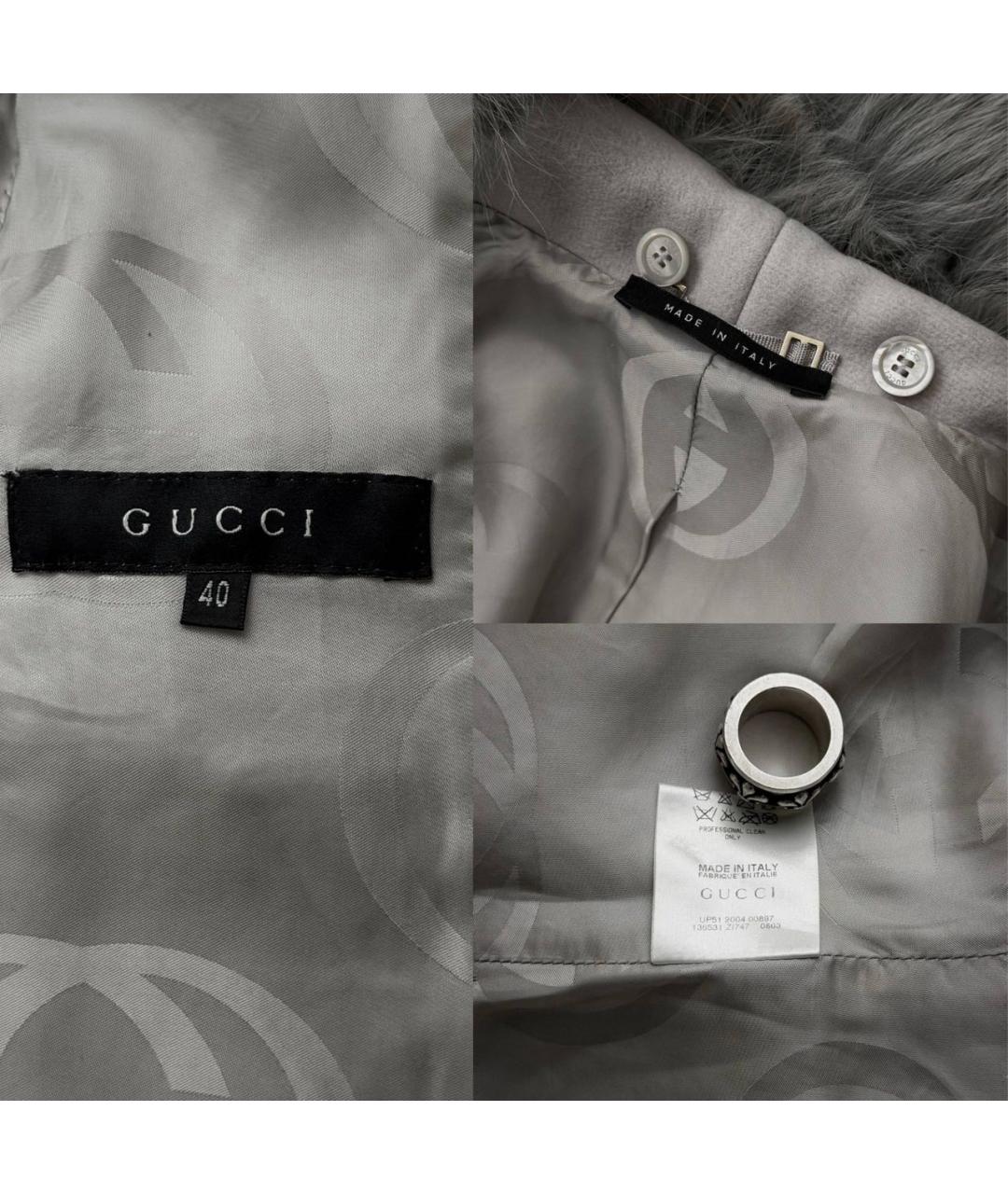 GUCCI Шерстяное пальто, фото 3