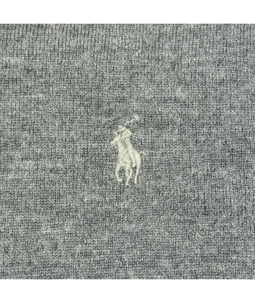 POLO RALPH LAUREN Серый шерстяной джемпер / свитер, фото 3