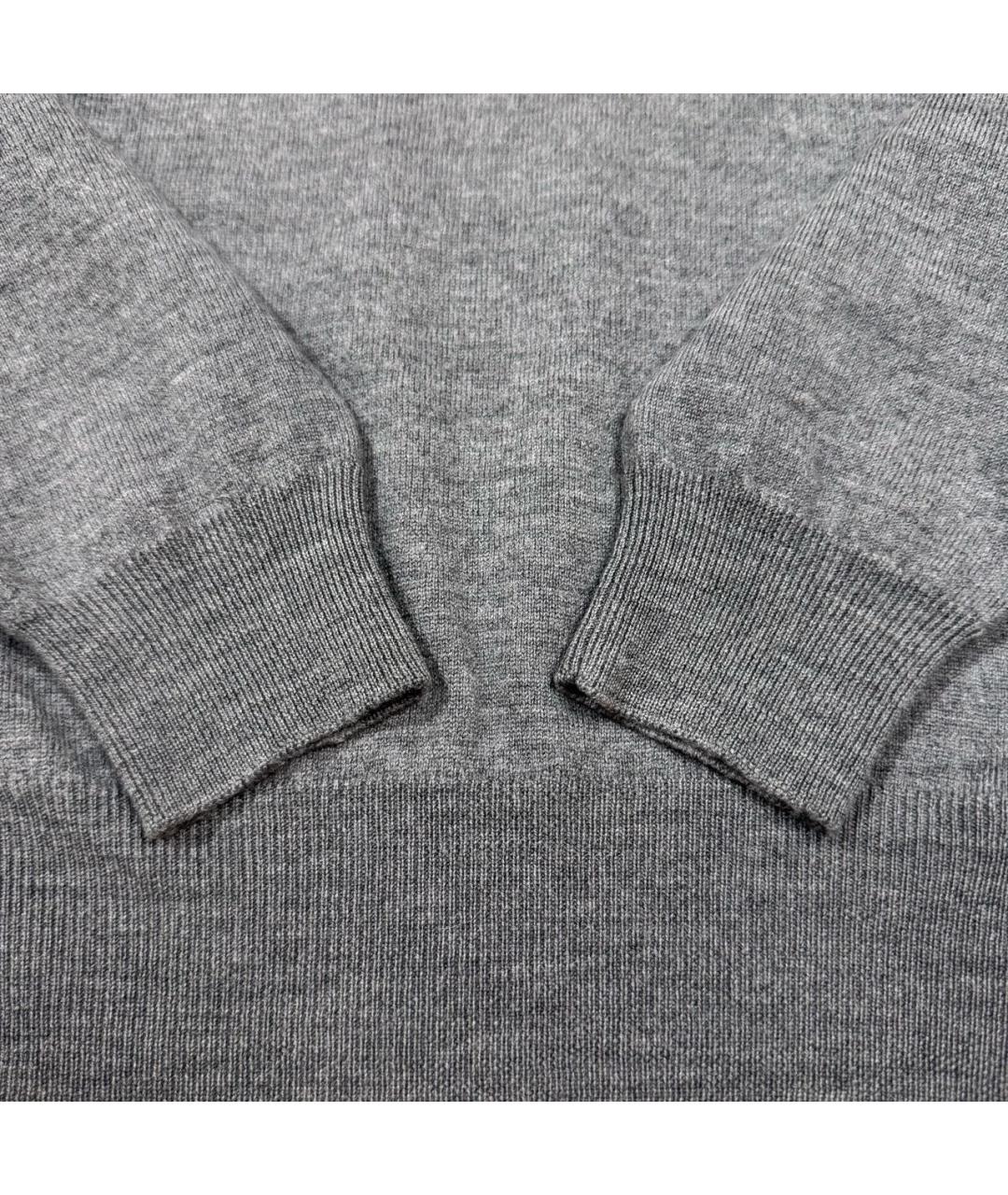 POLO RALPH LAUREN Серый шерстяной джемпер / свитер, фото 6