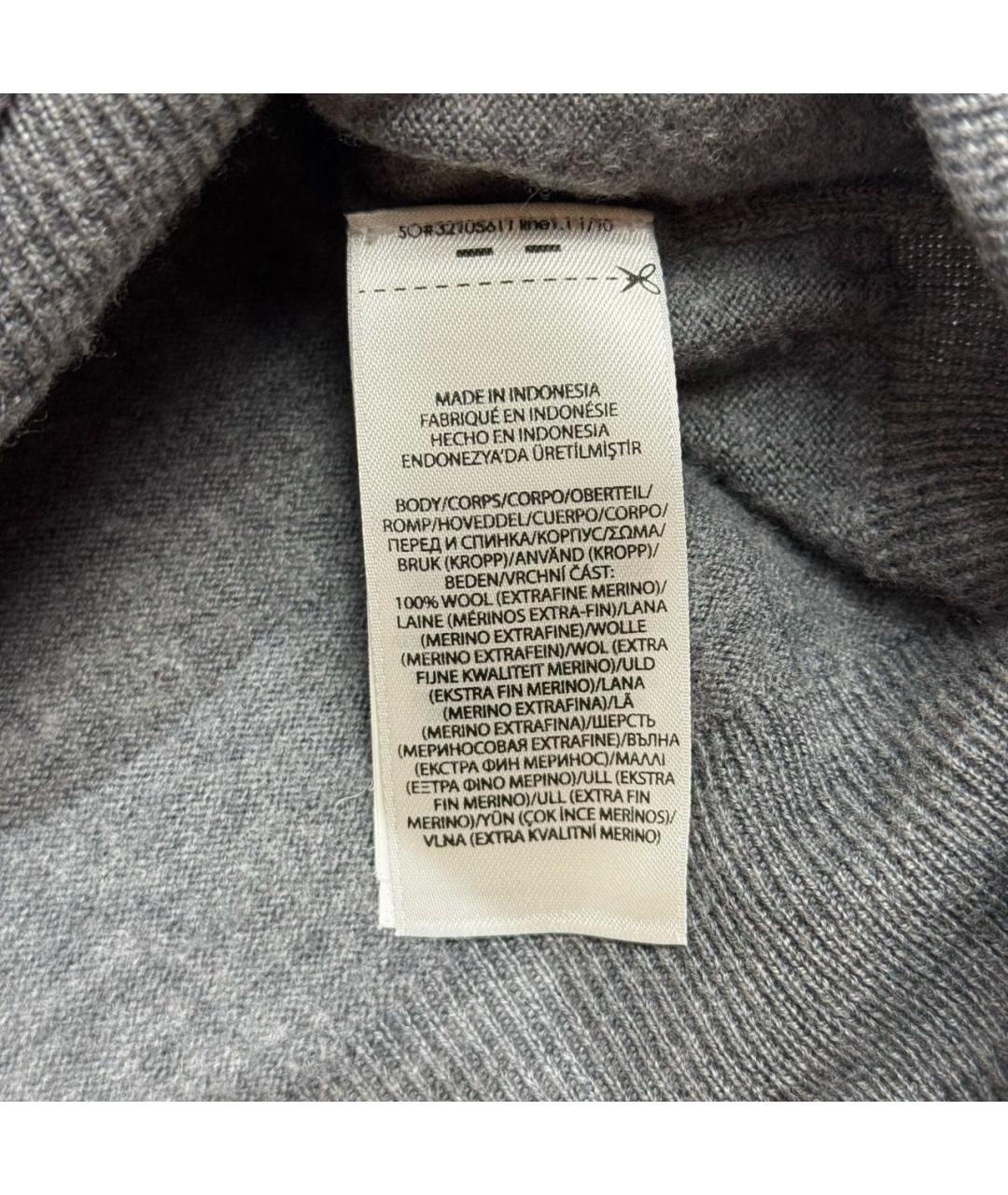 POLO RALPH LAUREN Серый шерстяной джемпер / свитер, фото 8