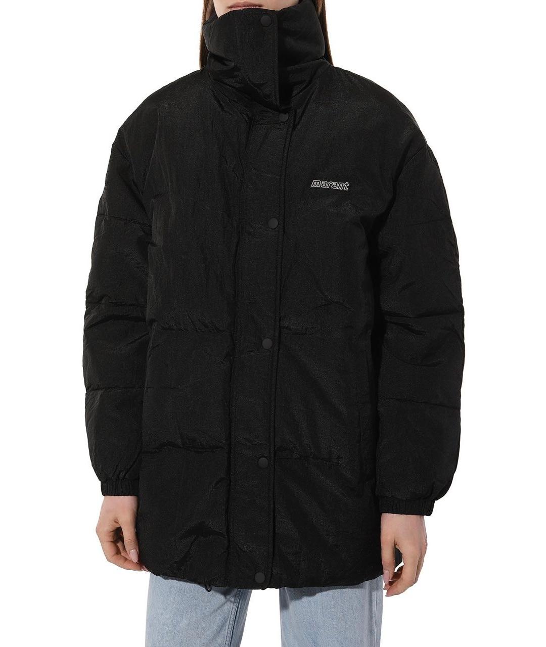 ISABEL MARANT Черный полиамидовый пуховик, фото 3