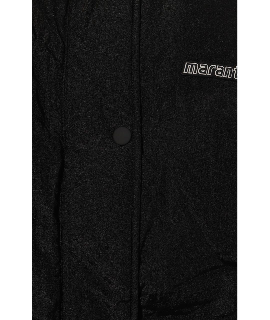 ISABEL MARANT Черный полиамидовый пуховик, фото 4