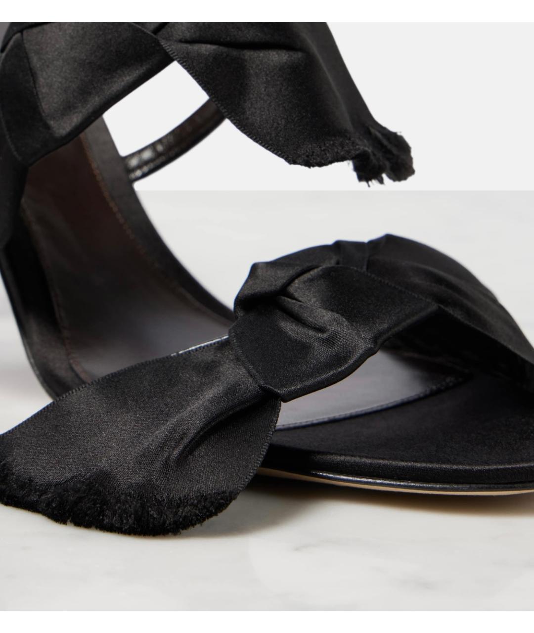 THE ROW Черные текстильные мюли, фото 5