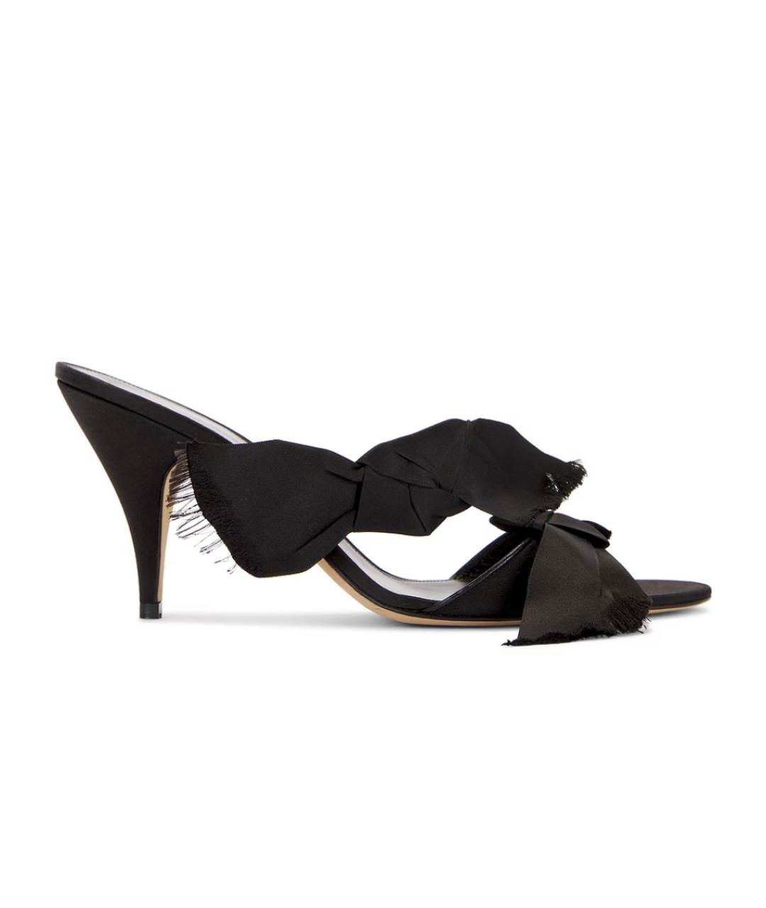 THE ROW Черные текстильные мюли, фото 7