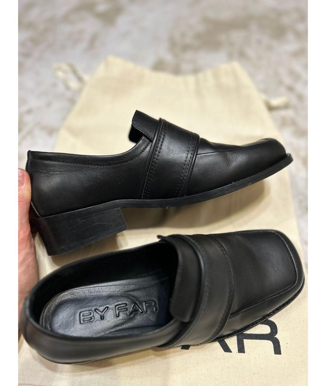 BY FAR Черные кожаные туфли, фото 9