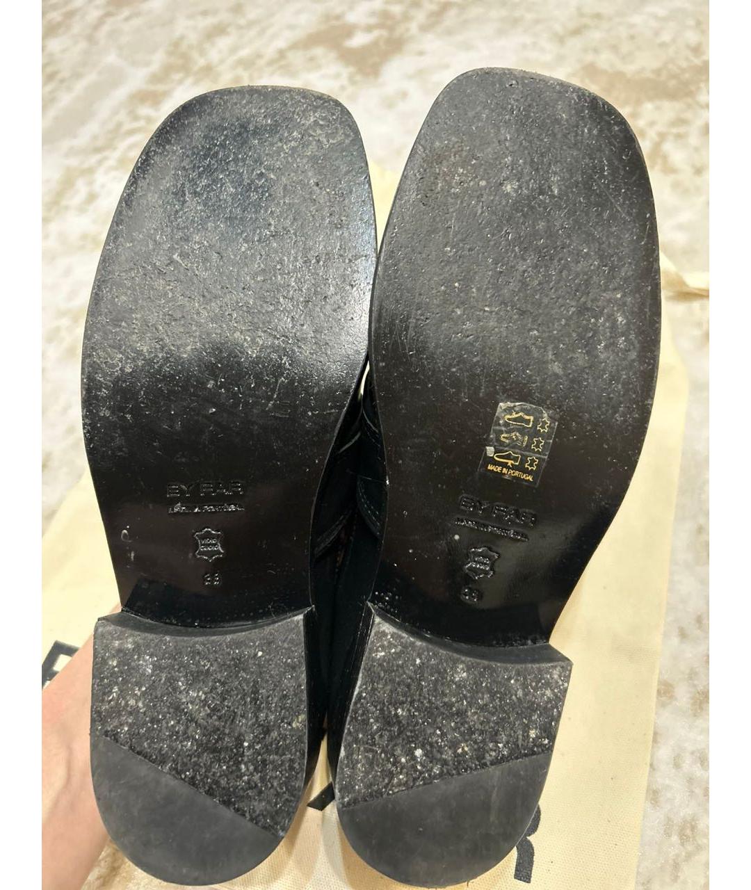 BY FAR Черные кожаные туфли, фото 7